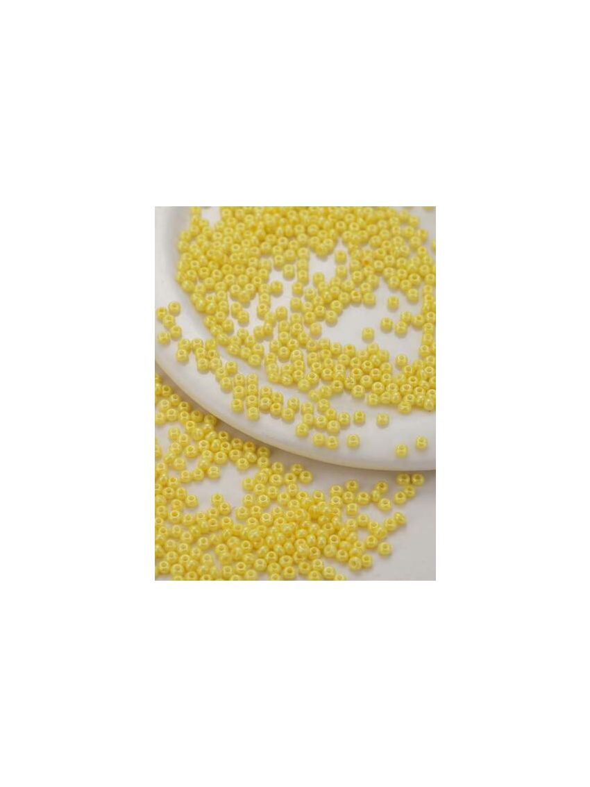 1500pcs 2mm Bohemian Style Cream Effect Glass Beads Handmade Loose Beads For Jewelry Making