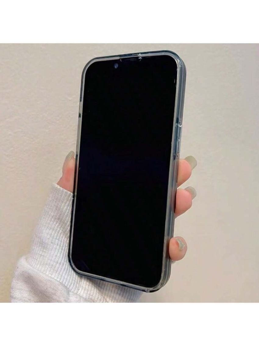 1pc Pink Sunset Gradient Anti-fall Phone Case For Iphone 7/8/11/12/13/14/15/x/xr/xs/plus/pro/pro Max/se2