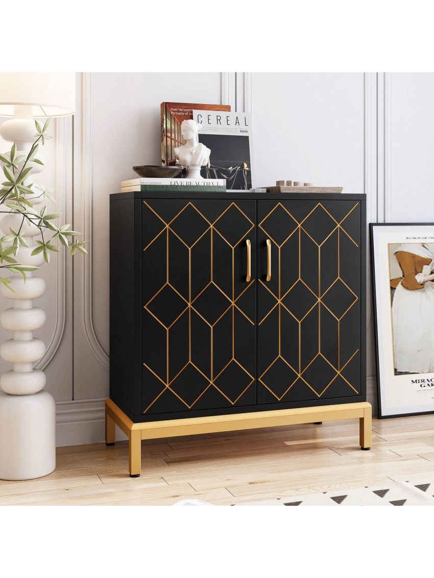 Kitchen Cabinet, Coffee Bar Cabinet with 2 Drawers