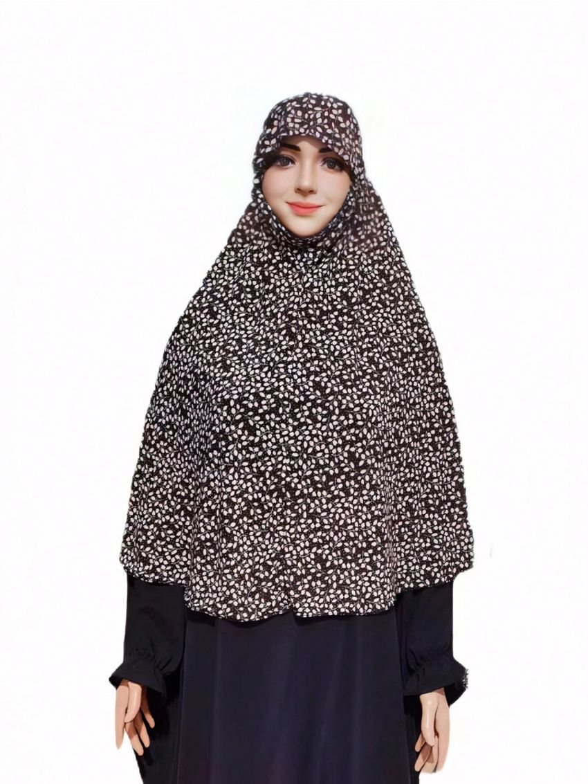 1pc Women's Extra Large Elastic Headband, Fashionable And Convenient For Mosque And Home Use