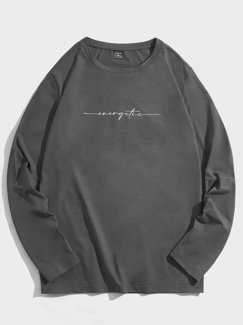 Manfinity Homme Men Letter Graphic Tee