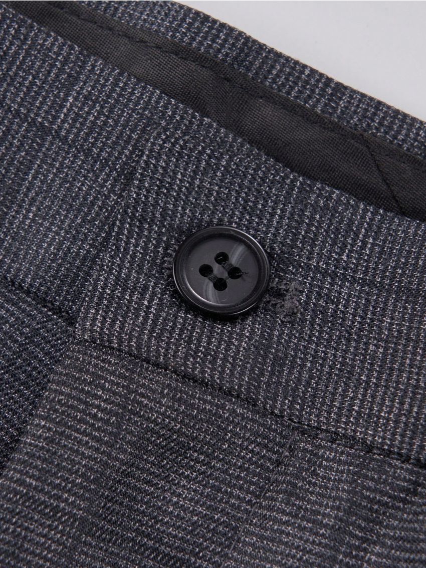 Manfinity Mode Men's Plaid Business Suit Set