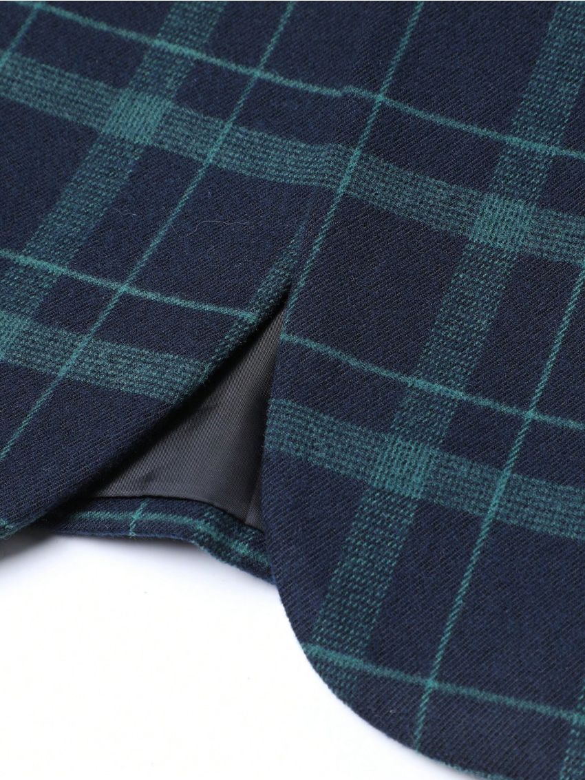 Men's Plaid Suit Set