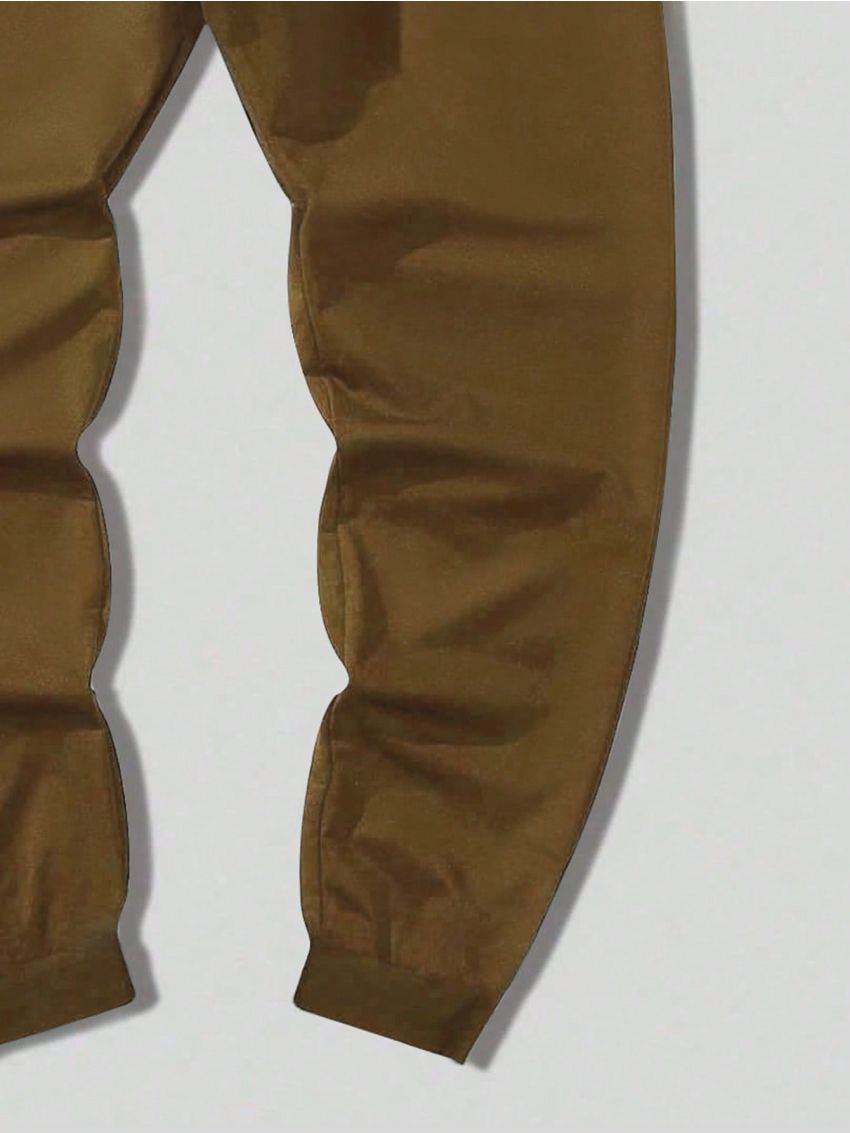 Extended Sizes Men Plus Drawstring Waist Sweatpants