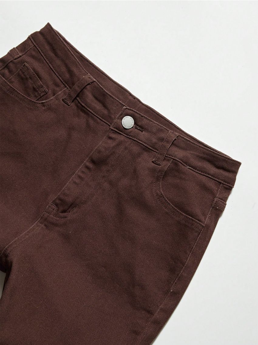 SHEIN Tween Boy Simple Casual High Stretch Slim Fit Comfortable Denim Skinny Jeans