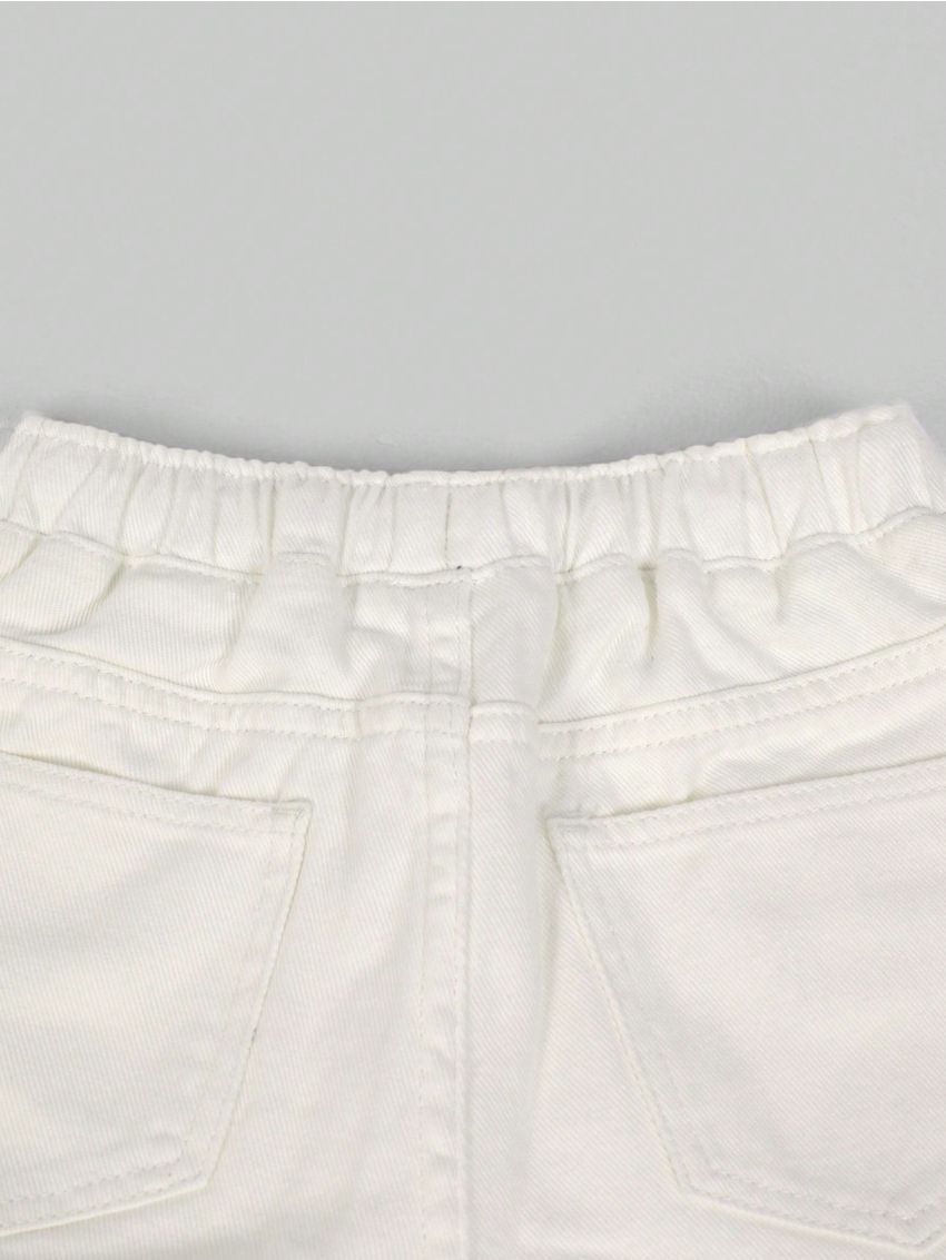 Tween Girls' Elastic High Waist Wide Leg Jeans