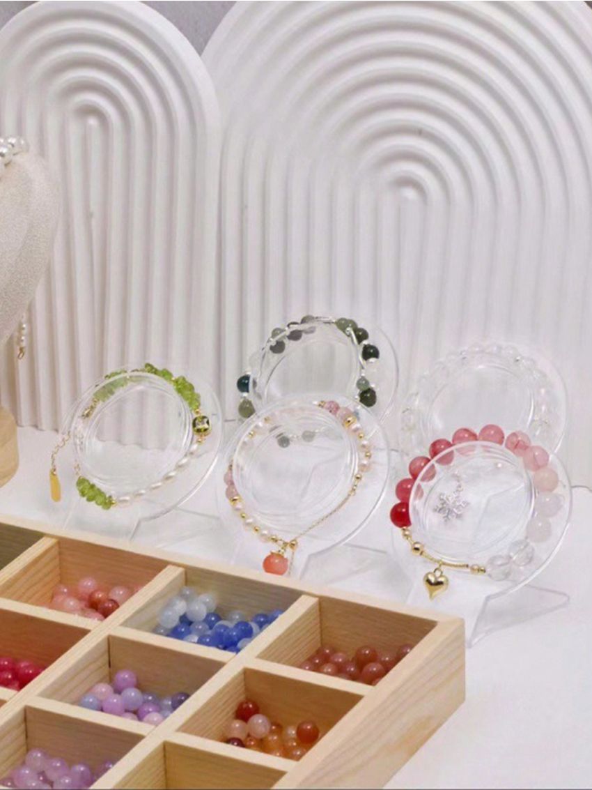 Plastic Flat Base Standing Jewelry Display Stand