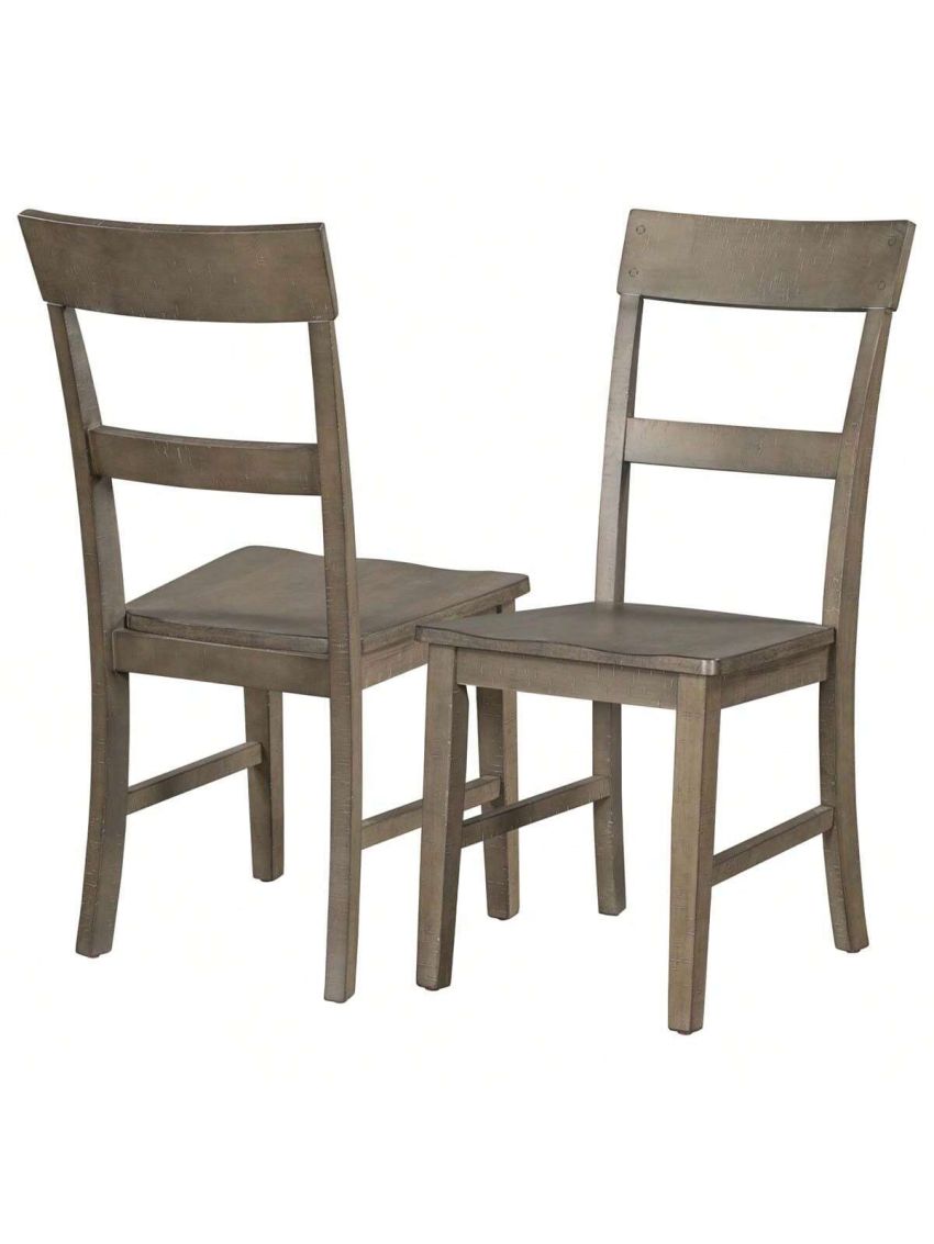 Merax Retro Industrial Style 7-Piece Dining Table Set Extendable Table with 18