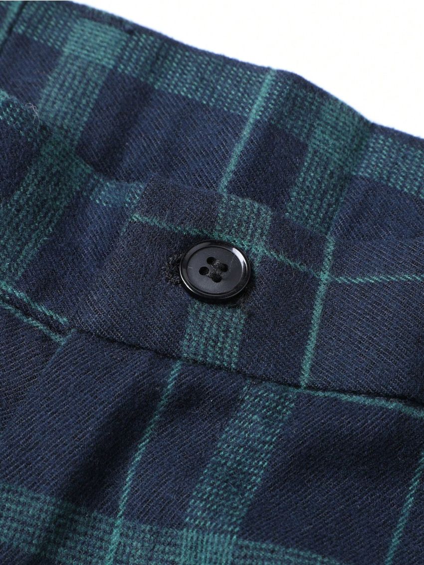 Men's Plaid Suit Set