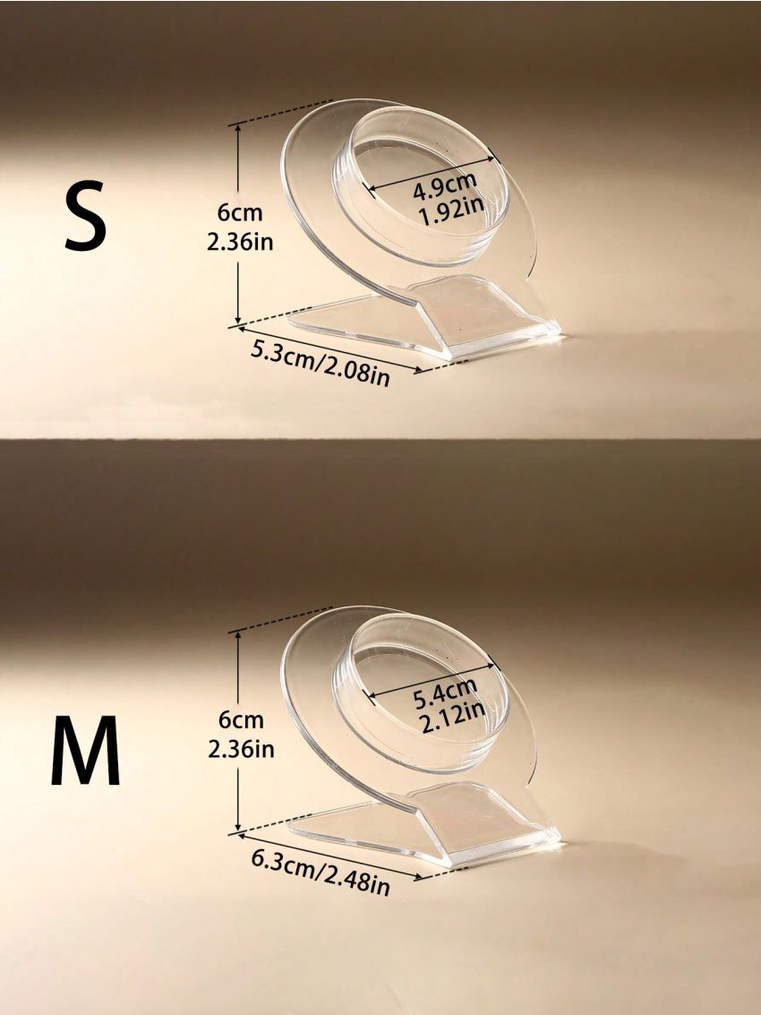 Plastic Flat Base Standing Jewelry Display Stand