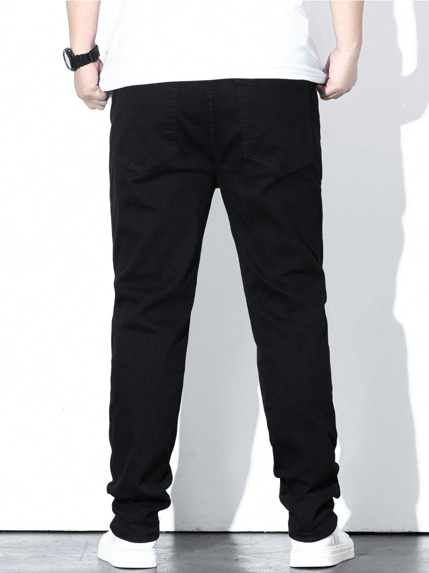 Manfinity LEGND Men's Plus Size Distressed Jeans