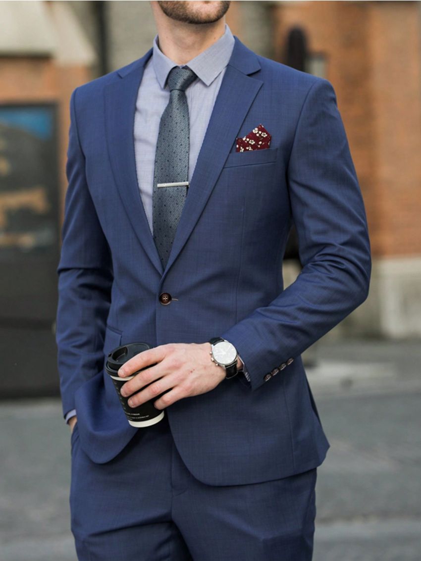 Men's Solid Color Suit