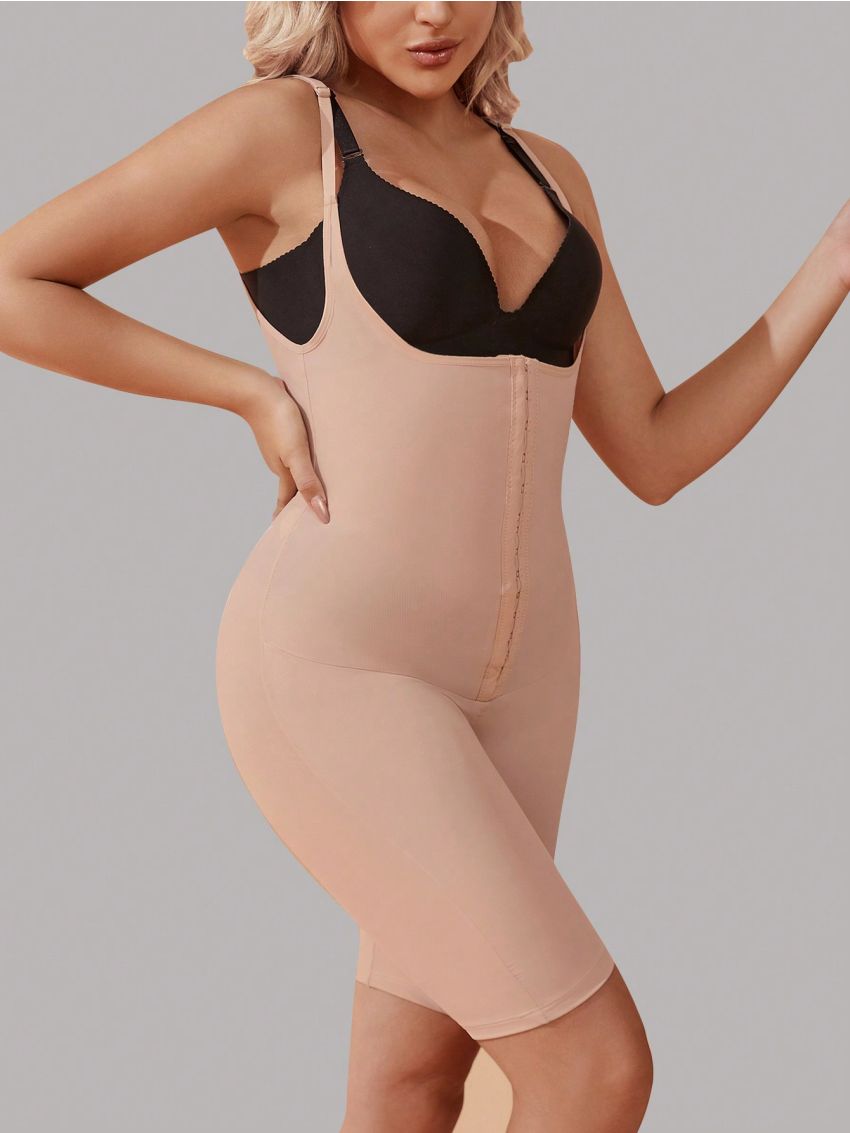 Women's Hook-And-Eye Closure Adjustable Shoulder Straps Flat-Angle Control Romper