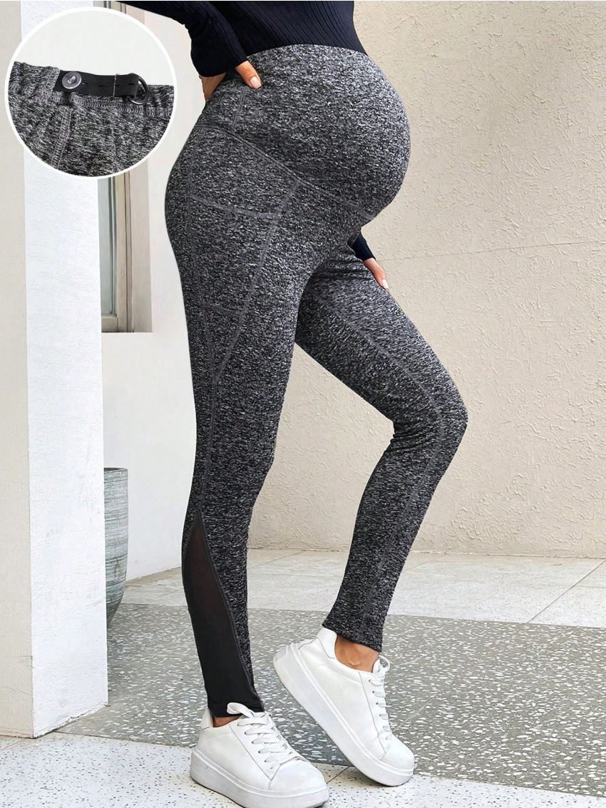 SHEIN Maternity Leggings With Pockets