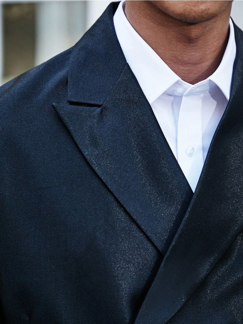 Men's Plus Size Double Breasted Suit Set