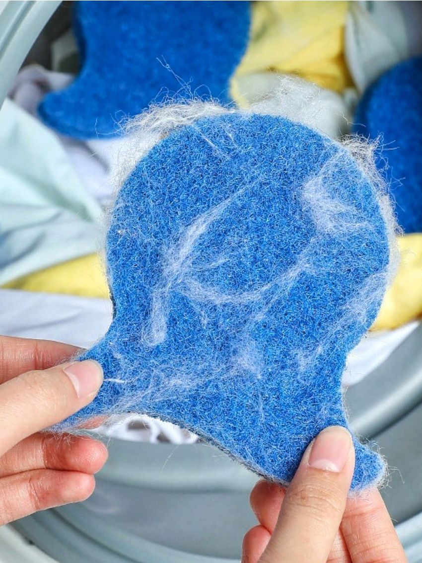 1pc Solid Color Pet Hair Removal Sponge