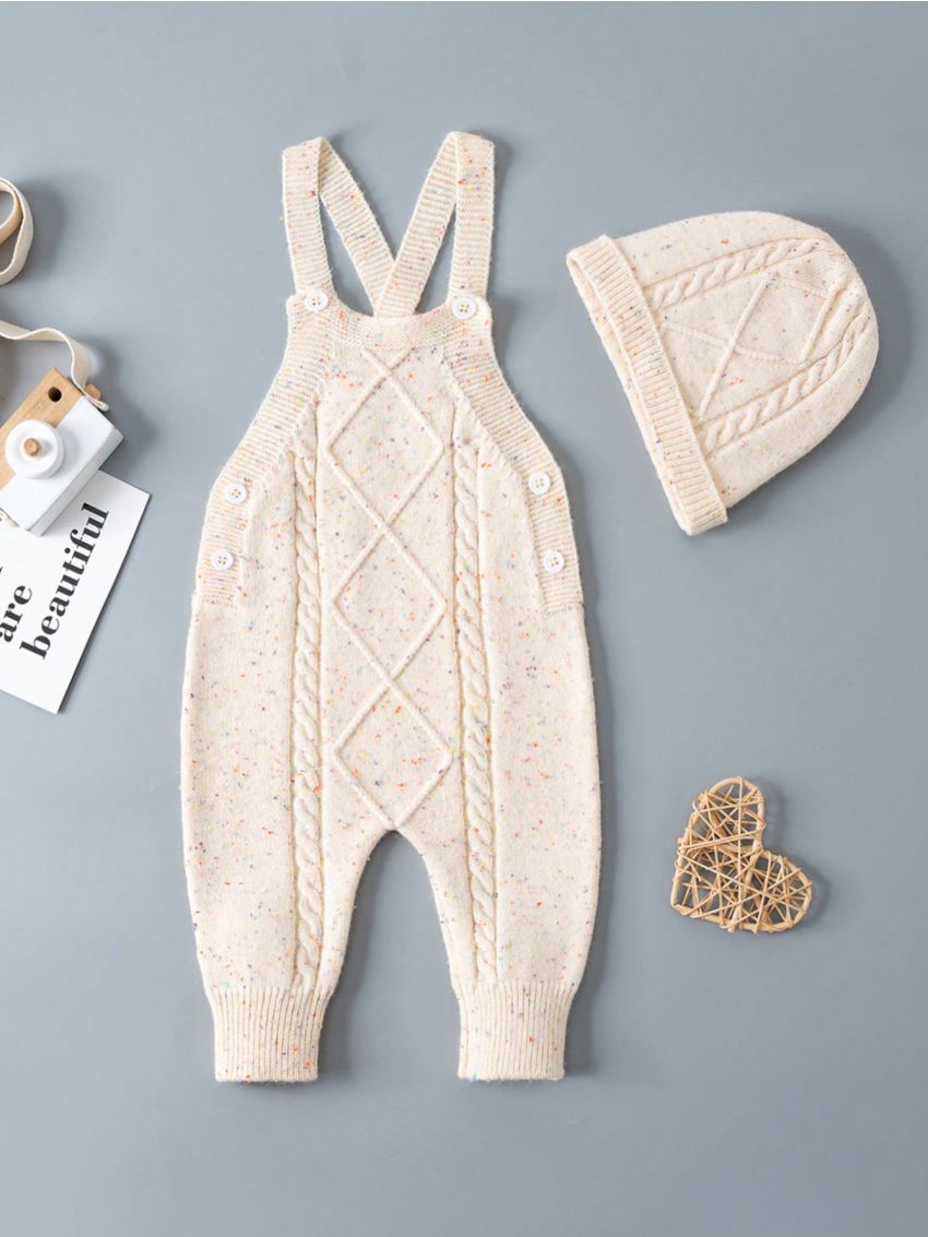 Baby Boy'S Overalls Knitted Sweater