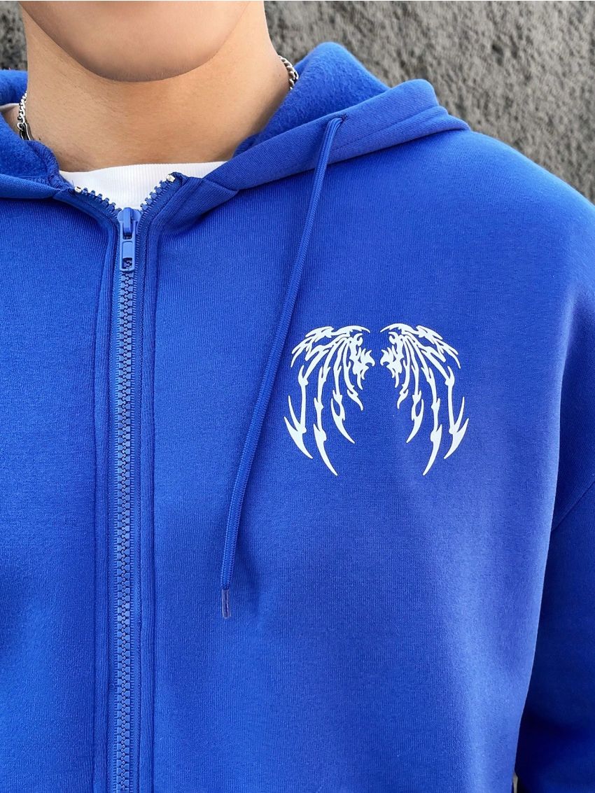 Manfinity Hypemode Men's Wing Printed Hoodie
