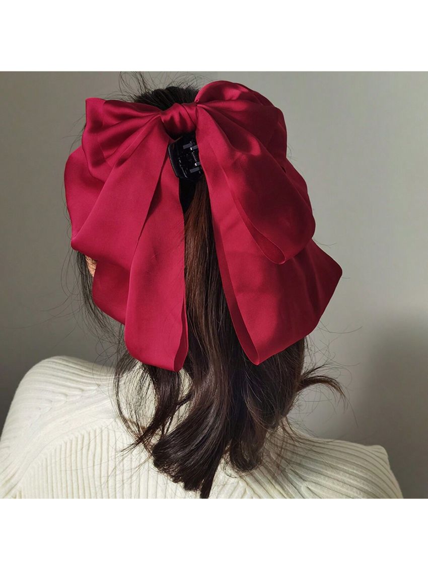 1pc Big Butterfly Bow Decor Hair Claw