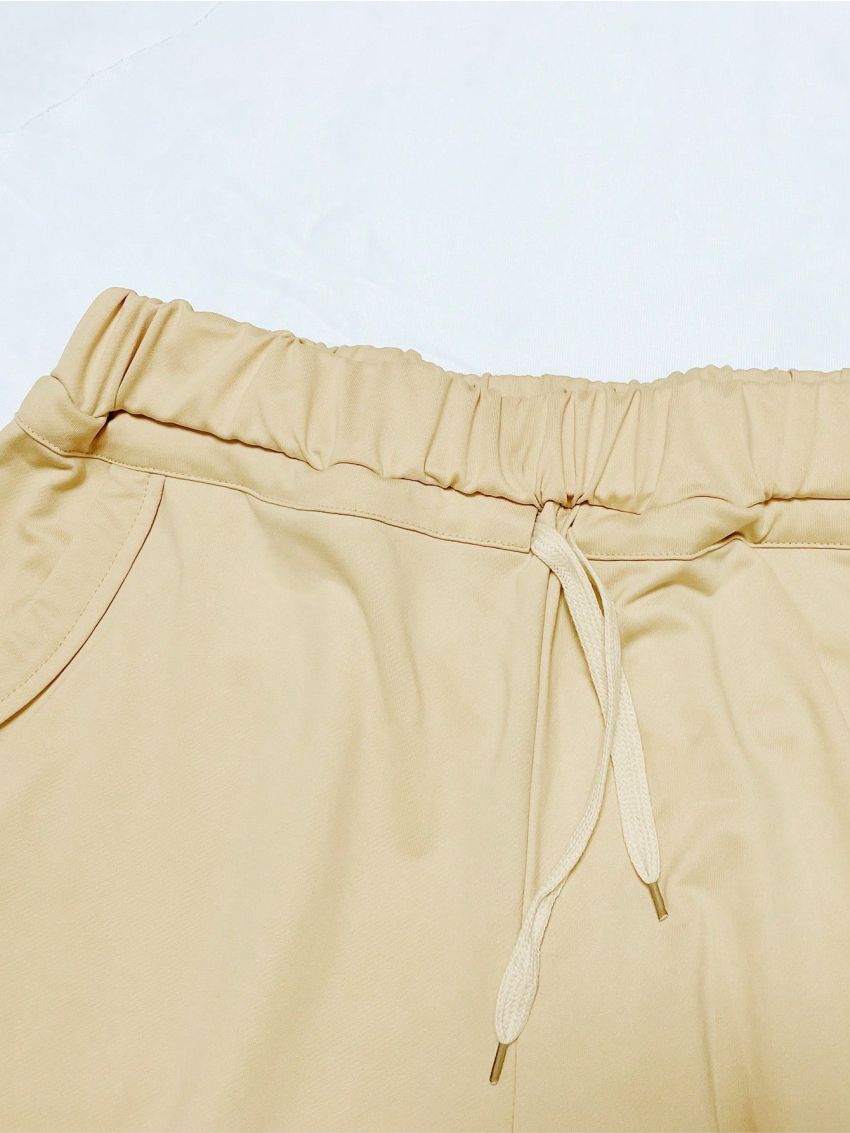 Women'S Drawstring Capri Sweatpants