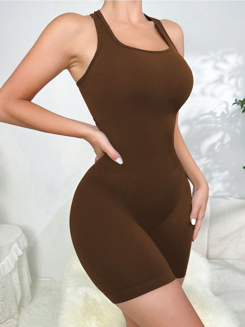 Solid Shapewear Bodysuit