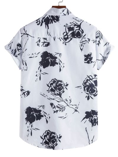 Manfinity Men Floral Print Shirt