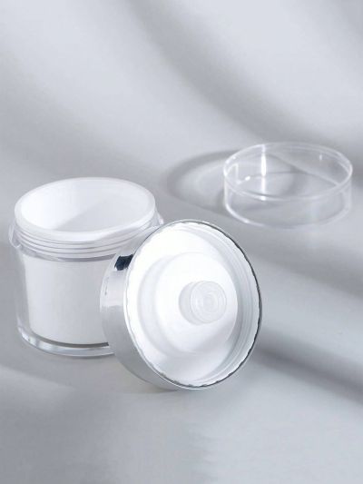 1 piece moisturizing pump container 15ml/30ml/50ml push bottle, travel bottle lotion dispenser, refillable cream jar vacuum bottle travel size cream and lotion empty cosmetic container for serum, shampoo, lotion and toiletries , Easy to use and