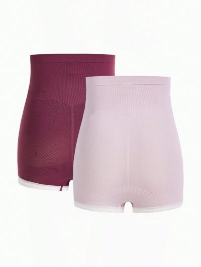 SHEIN 2pcs Pregnant Women'S Lace & Support Maternity Underwear