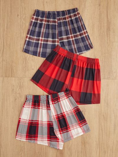 Women'S Plaid Pajama Shorts
