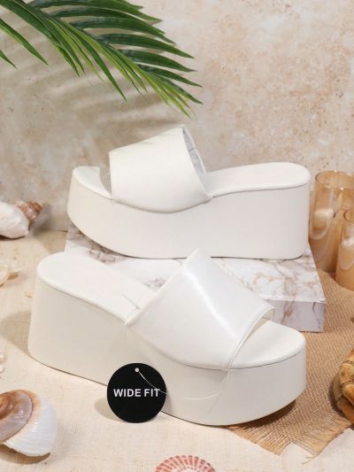Platform Sandals With Wedge Heels