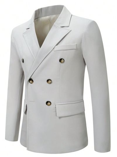 Men's Double Breasted Suit Jacket