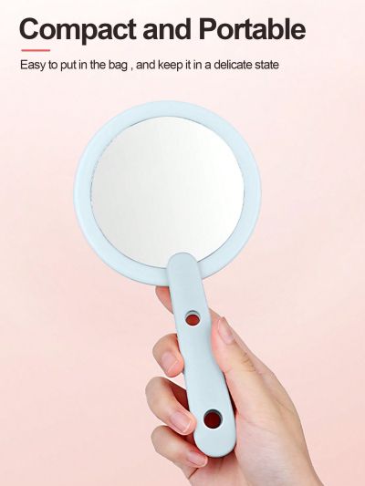 L185 Grey Foldable Led Makeup Mirror