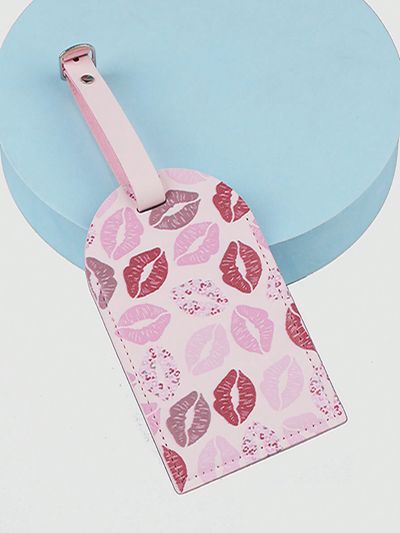 SHEIN X Skyy Designs Co Personalized Full Lips Print Luggage Tag