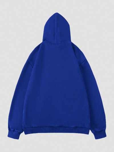 Manfinity Hypemode Men's Hooded Casual Fashion Sweatshirt With Text Print