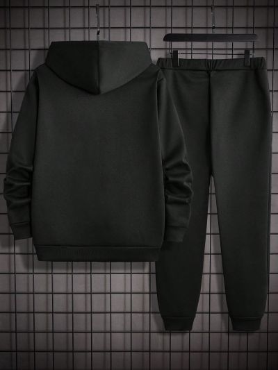 Men'S Spider Printed Hoodie And Pants Set