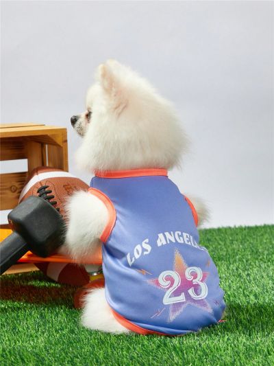 PETSIN Los Angeles Digital Printed Pet Vest Sportswear For Cat And Dog