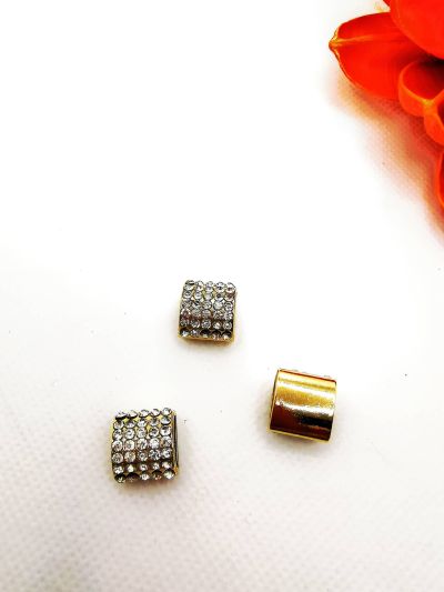 3Pcs Rhinestone Decor Shoe Decoration