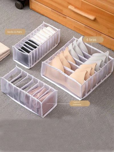 1 Underwear Compartment Organizer Socks Underwear Storage Box Drawer Storage Organizer Bag