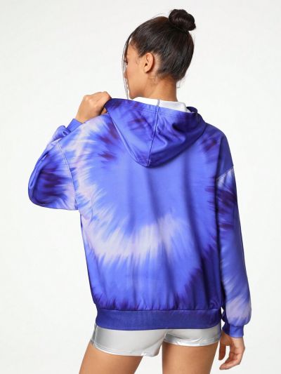 Le freak c est chic Women'S Tie Dye Drop Shoulder Hoodie