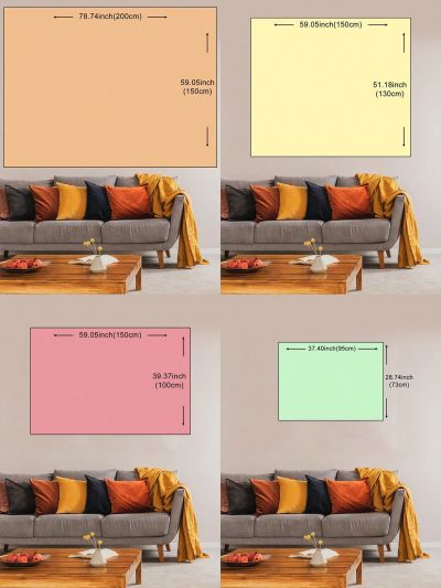 SHEIN Fashionable Tapestry With Letter Print