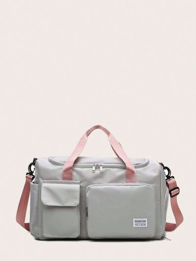 Girl Travel Duffel Gym Sports Tote Bag, Weekender Overnight Bag, Carry On Bag, Crossbody Bag