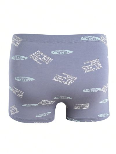 Men's Printed Boxer Shorts With Slogan