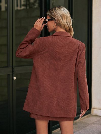 SHEIN Privé Long Sleeve Women'S Suit