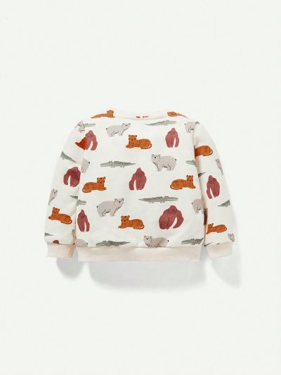 Cozy Cub Baby Boy 2pcs Round Neck Long Sleeve Pullover