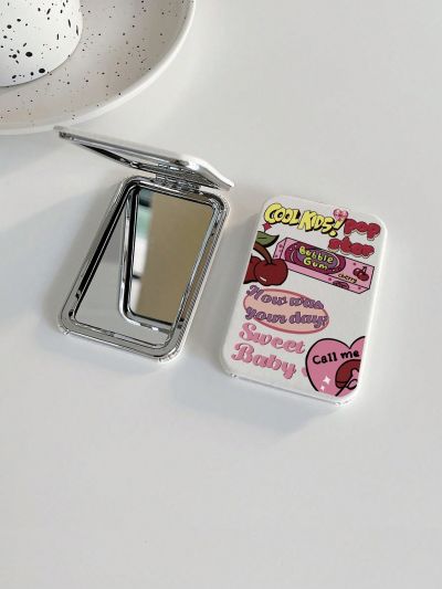 Foldable Letter Graphic Mirror