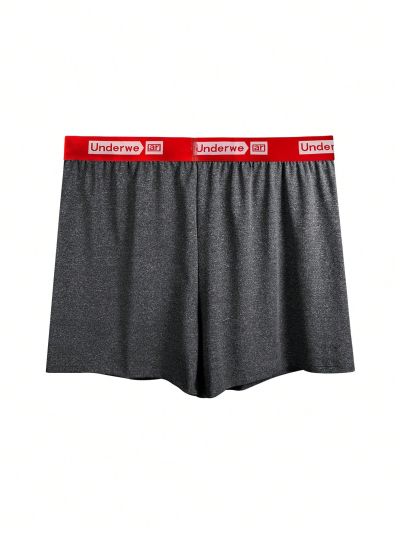 Men's Gray Comfortable Aro Pants With Decorative Edges