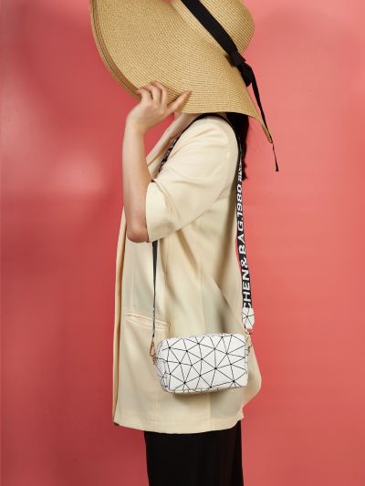 Mini Geo Pattern Crossbody Bag