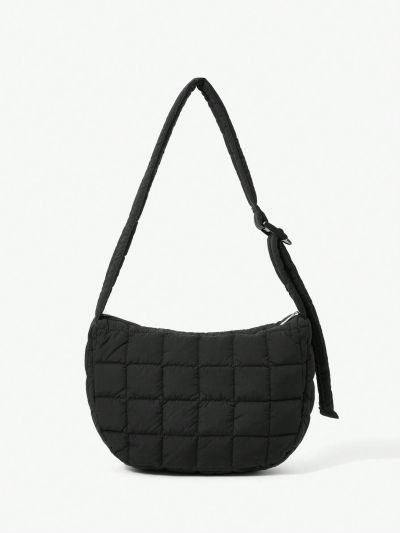 Women's Plaid Shoulder Bag, Large Capacity, Work Bag