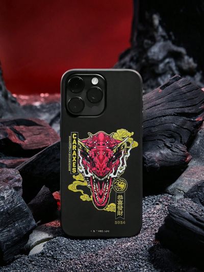 HOUSE OF THE DRAGON X SHEIN Black Tpu Phone Case