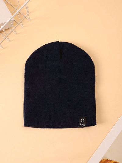 Prismatic Plum Casual Outdoor Tags Men's Knitted Hat